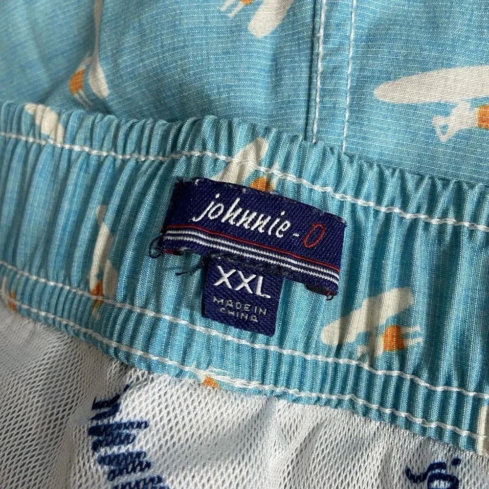 Johnnie-O Shorts men's XXL 38x8 Swim Trunks Mesh Lined Outdoor Beach Drawstring